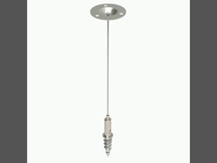 অ্যাডজাস্টেবল ওয়্যার কিটের সাথে দস্তা খাদ উপাদানের 40.5*37 মিমি শোষক অ্যাঙ্কর সংযুক্ত করুন