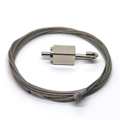 স্ব-লকিং ব্রাসের ক্যাবল গ্রিপার হ্যাঙ্গার সিগনেজ ক্যাবল হ্যাং সিস্টেম