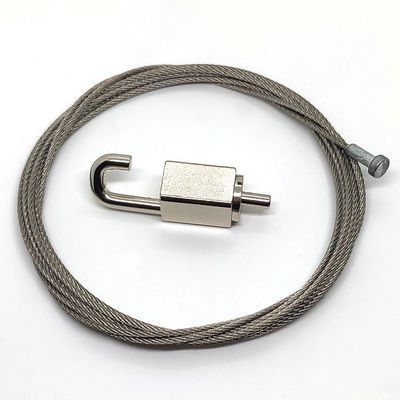 স্ব-লকিং ব্রাসের ক্যাবল গ্রিপার হ্যাঙ্গার সিগনেজ ক্যাবল হ্যাং সিস্টেম