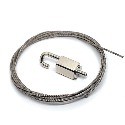 স্ব-লকিং ব্রাসের ক্যাবল গ্রিপার হ্যাঙ্গার সিগনেজ ক্যাবল হ্যাং সিস্টেম