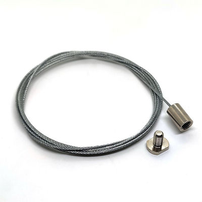 ইস্পাত তারের সমন্বয়যোগ্য সিলিং কেবল গ্রিপার স্ট্রিং লাইটিং সাসপেনশন কিট