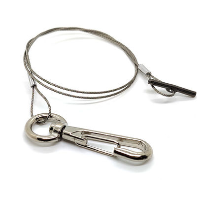 স্টেইনলেস স্টীল তারের দড়ি ল্যানিয়ার্ড ক্যাবল উদ্ভিদ পাত্র ঝুলন্ত জন্য শেষ ফিটিং সঙ্গে