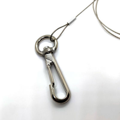 স্টেইনলেস স্টীল তারের দড়ি ল্যানিয়ার্ড ক্যাবল উদ্ভিদ পাত্র ঝুলন্ত জন্য শেষ ফিটিং সঙ্গে