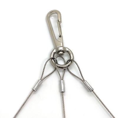 স্টেইনলেস স্টিল তারের দড়ি ল্যানিয়ার্ড ঝুলন্ত ওয়াল ফুলের ঝুড়ি