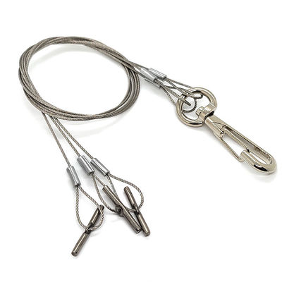 স্টেইনলেস স্টিল তারের দড়ি ল্যানিয়ার্ড ঝুলন্ত ওয়াল ফুলের ঝুড়ি