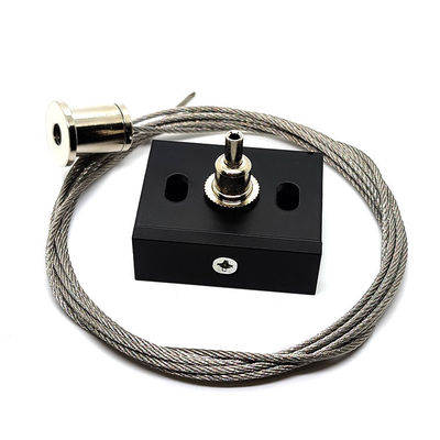 আলোর জন্য ব্রাস কেবল গ্রিপার হ্যাংিং সিস্টেম সহ XTSC ট্র্যাক অ্যালুমিনিয়াম ক্লিপ