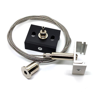 আলোর জন্য ব্রাস কেবল গ্রিপার হ্যাংিং সিস্টেম সহ XTSC ট্র্যাক অ্যালুমিনিয়াম ক্লিপ