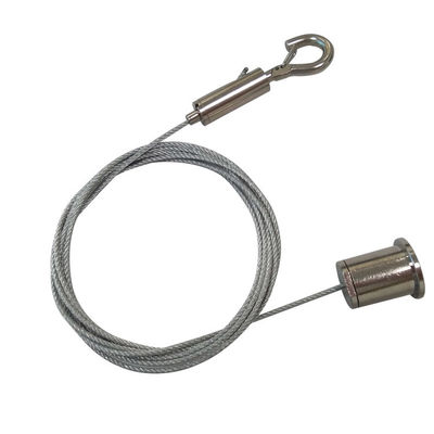 বিমানের ক্যাবল গ্রিপার সাসপেনশন হ্যাংিং কিট ইস্পাত তারের জন্য সিগনেজ প্রদর্শন সিস্টেম