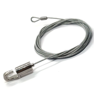 চিত্র ঝুলন্ত সিস্টেমের জন্য নিয়মিত ক্যাবল গ্রিপার সহ ইস্পাত ক্যাবল স্লিং