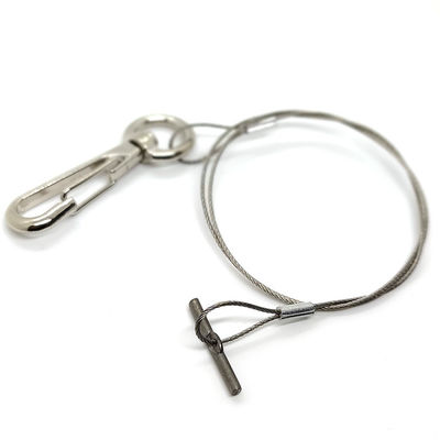 এক পায়ের স্টেইনলেস স্টিলের তারের দড়ি গাছের টবে ঝুলন্ত কিট মেটাল হুক সহ