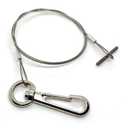 এক পায়ের স্টেইনলেস স্টিলের তারের দড়ি গাছের টবে ঝুলন্ত কিট মেটাল হুক সহ