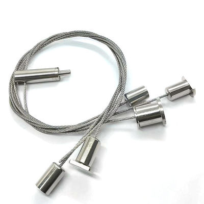 ক্যাবল ফিক্সিং তারের দড়ি গ্রিপার আলোর আনুষাঙ্গিক সিলিং হ্যাঙ্গার সাসপেনশন ক্যাবল