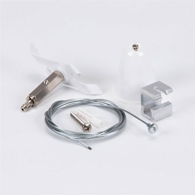 এলইডি ট্র্যাক লাইটিং সাসপেনশন কিটস ওয়্যার হ্যাংিং কিট ট্র্যাক ক্লিপ সহ ক্যাবল গ্র্যাপার