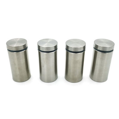 3/4 ইঞ্চি স্টেইনলেস স্টীল গ্লাস সাইন মাউন্ট দেয়াল মাউন্ট সাইন জন্য স্ক্রু কভার