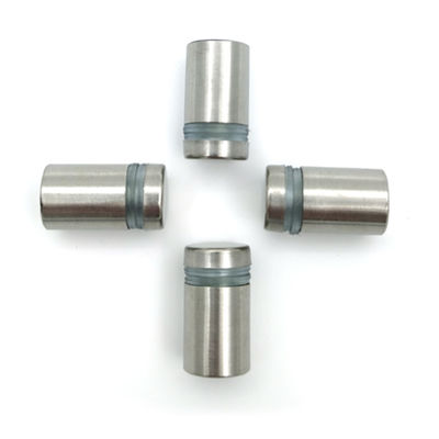 স্যাটিন অঙ্কন স্ট্যান্ডঅফ স্ক্রু স্টেইনলেস স্টীল এজ গ্র্যাপ সাইন হোল্ডার গ্লাস স্ট্যান্ডঅফ