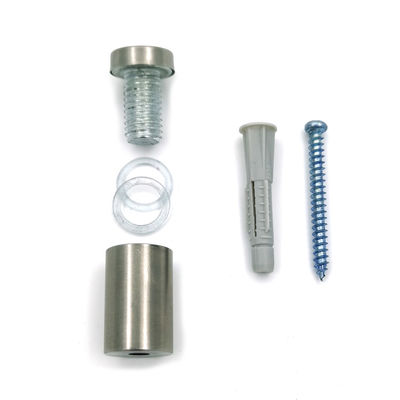 স্টেইনলেস স্টিল এক্রাইলিক গ্লাস ক্লিপ স্পেসার থ্রেডেড সাইন স্ট্যান্ডঅফ গ্লাস প্যানেল বিজ্ঞাপন চিহ্নের জন্য