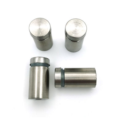 স্টেইনলেস স্টিল এক্রাইলিক গ্লাস ক্লিপ স্পেসার থ্রেডেড সাইন স্ট্যান্ডঅফ গ্লাস প্যানেল বিজ্ঞাপন চিহ্নের জন্য