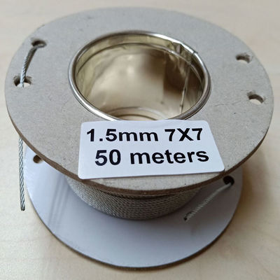 পাইকারি স্টক 304 স্টেইনলেস স্টিল স্লিং কেবল গ্যালভানাইজড স্টিল তারের দড়ি