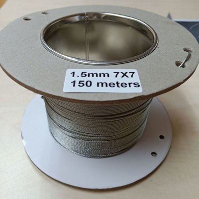 পাইকারি স্টক 304 স্টেইনলেস স্টিল স্লিং কেবল গ্যালভানাইজড স্টিল তারের দড়ি