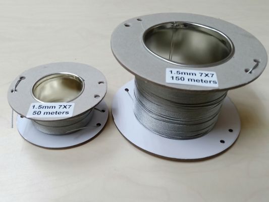 বাল্ক কেবল পিভিসি পিইউ পিএ পিই কোটিংযুক্ত স্টিল তারের দড়ি