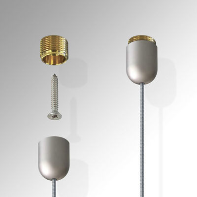 খুচরা দোকান প্রাচীর মাউন্ট বিজ্ঞাপন অ্যালুমিনিয়াম তারের ঝুলন্ত সাইনআপ তারের প্রদর্শন সিস্টেম