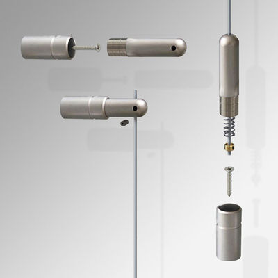 সিলিং রেল হ্যাংিং সিস্টেম স্টেইনলেস স্টীল ওয়্যার সিলিং ওয়াল ওয়্যার ছবি হ্যাং কিট