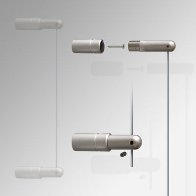 সিলিং রেল হ্যাংিং সিস্টেম স্টেইনলেস স্টীল ওয়্যার সিলিং ওয়াল ওয়্যার ছবি হ্যাং কিট