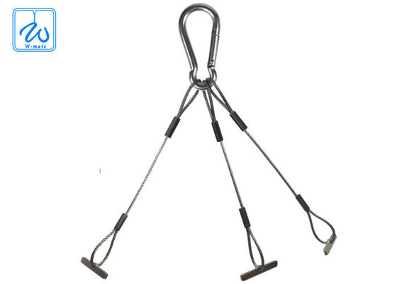 পোর্টেবল তিন ফুট স্টিল তারের সাসপেনশন ঝুলন্ত কিট ফুলের টবের জন্য