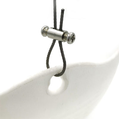 হুক এবং কেবল ক্ল্যাম্প গ্রিপার সহ কাস্টম এয়ারক্রাফ্ট কেবল তারের দড়ি স্লিং যা ফিক্সচার ঝুলানোর জন্য ব্যবহৃত হয়