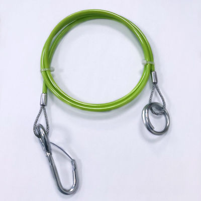 টিপিইউ পিইউ পিভিসি পিএ কোটিং স্টিল ওয়্যার রোপ স্লিং স্টেইনলেস স্টিল ওয়্যার রোপ সুরক্ষা কেবল