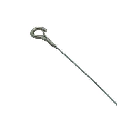 আলোর প্রদর্শন এবং ঝুলানোর জন্য হুক সহ ইস্পাত তারের দড়ি স্লিং