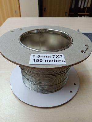 আইসোলেটেড মেকানিক্যাল ওয়্যার গ্রিপার ক্যাবল হ্যাংিং স্টিলের ওয়্যার রোপ LED লাইটের জন্য