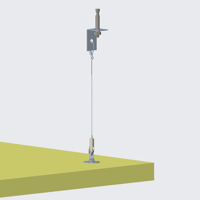 Connect Absorber Anchor 40.5*37MM Of Zinc Alloy Material With Adjustable Wire Kit