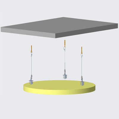 অ্যাকোস্টিক সিলিং সাসপেনশন সিস্টেমের জন্য নিয়মিত তারের কিট সঙ্গে সংযোগ Absorber