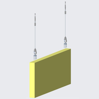 সাসপেনশন কিট সিলিং স্পাইরাল অ্যাঙ্করগুলির অ্যাডজাস্টেবল তারের হ্যাঙ্গার