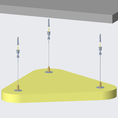 আর্দ্রতা প্রতিরোধীতা সহ কাস্টমাইজযোগ্য অ্যাকোস্টিক সিলিং সাসপেনশন সিস্টেম