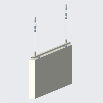 শব্দ শোষণ উপাদান দক্ষ সাসপেনশন সিস্টেম নমনীয় নির্মাণ শব্দ শোষণ সিলিং