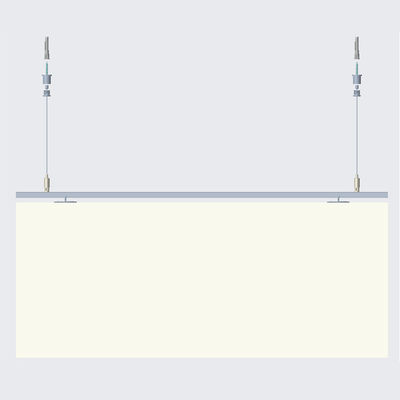 শব্দ শোষণ উপাদান দক্ষ সাসপেনশন সিস্টেম নমনীয় নির্মাণ শব্দ শোষণ সিলিং