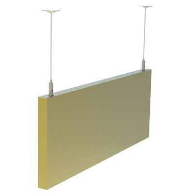 কাস্টমাইজযোগ্য অ্যাকোস্টিক সাউন্ড শোষণকারী ওয়াল প্যানেল যা এলইডি সিলিং প্যানেলের জন্য অ্যাডজাস্টেবল তারের কিট সহ