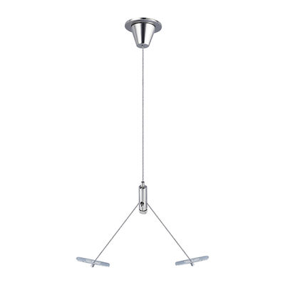 স্টেইনলেস স্টীল Y-ক্যাবল কিটস লাইটিং সাসপেনশন জন্য গ্রিপার সঙ্গে