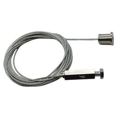 আলোর সিস্টেমের জন্য স্টেইনলেস স্টিল কেবল গ্রিপার সাসপেনশন কিট