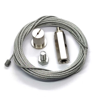 প্যানেল লাইটের জন্য স্টেইনলেস স্টীল LED লাইটিং সাসপেনশন কিট