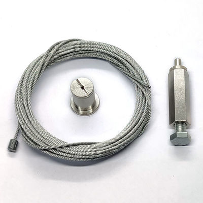 প্যানেল লাইটের জন্য স্টেইনলেস স্টীল LED লাইটিং সাসপেনশন কিট