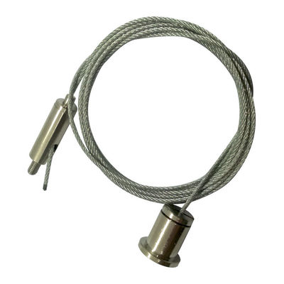 ক্ষয় প্রতিরোধী উচ্চ শক্তি নিকেল রঙিন তারের গ্রিপার নিরাপদ বন্ধনের জন্য তারের দড়ি ক্লিপ