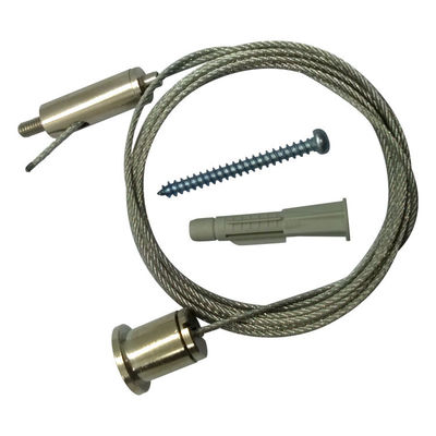 ক্ষয় প্রতিরোধী উচ্চ শক্তি নিকেল রঙিন তারের গ্রিপার নিরাপদ বন্ধনের জন্য তারের দড়ি ক্লিপ