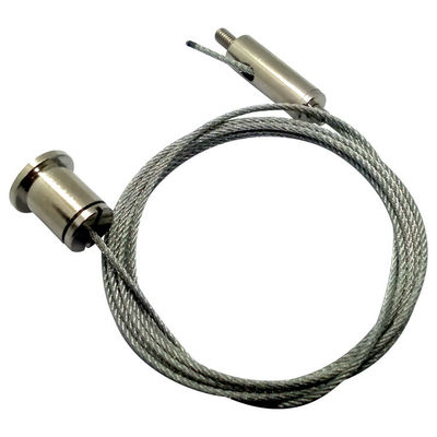 ক্ষয় প্রতিরোধী উচ্চ শক্তি নিকেল রঙিন তারের গ্রিপার নিরাপদ বন্ধনের জন্য তারের দড়ি ক্লিপ