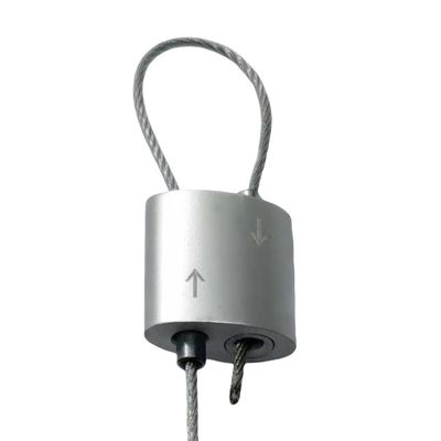 হ্যাংগিং সিস্টেম এবং আলোর জন্য 300N ব্রেক লোড সহ স্টেইনলেস স্টিল ডাবল টাই কেবল লুপ গ্রিপার