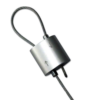 হ্যাংগিং সিস্টেম এবং আলোর জন্য 300N ব্রেক লোড সহ স্টেইনলেস স্টিল ডাবল টাই কেবল লুপ গ্রিপার