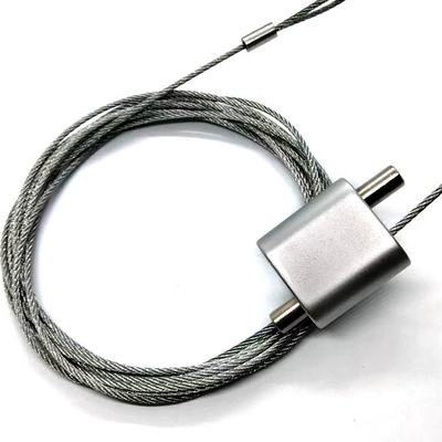 সহজ ইনস্টল হ্যাংিং সিস্টেমের জন্য 5000 N ব্রেক লোড এবং 30*30MM আকারের স্টেইনলেস স্টিল কেবল লুপ গ্রিপার