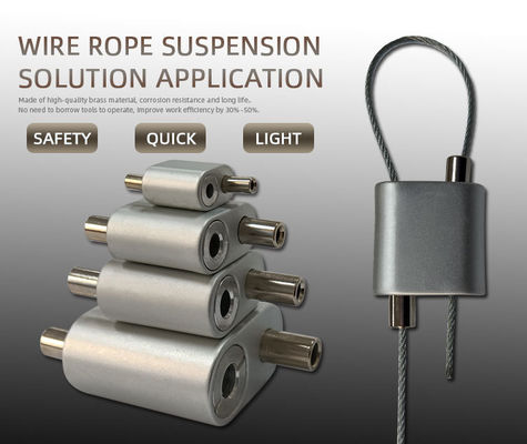 ২৫*২৫এমএম সিলিং মাউন্টিং এবং সুরক্ষিত সংযোগের জন্য স্টেইনলেস স্টিল কেবল গ্রিপার